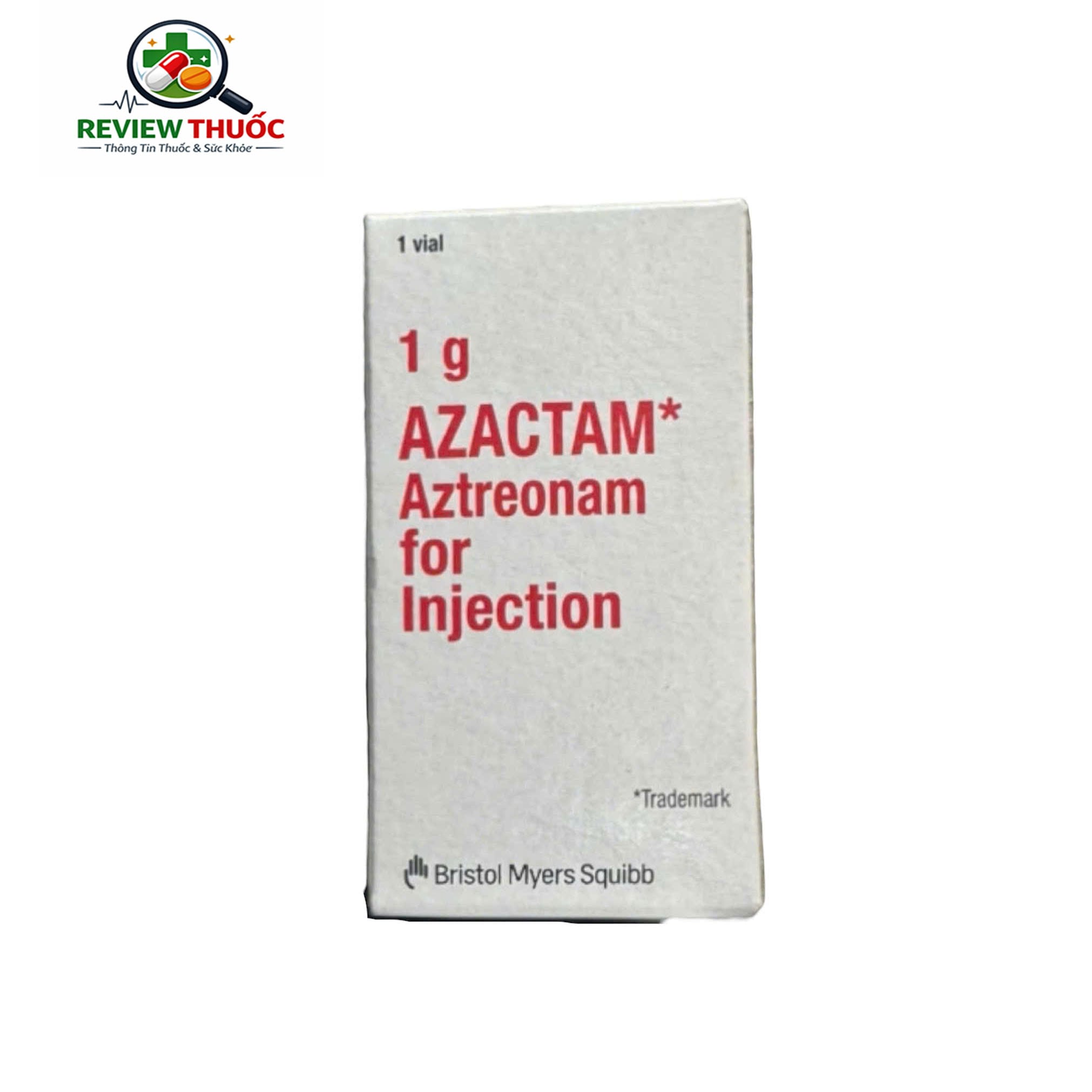 Thuốc Azactam 1g Aztreonam mua ở đâu giá bao nhiêu?