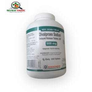 Divalproex sodium 500mg - thuốc điều trị bệnh rối loạn lưỡng cực, đau nửa đầu